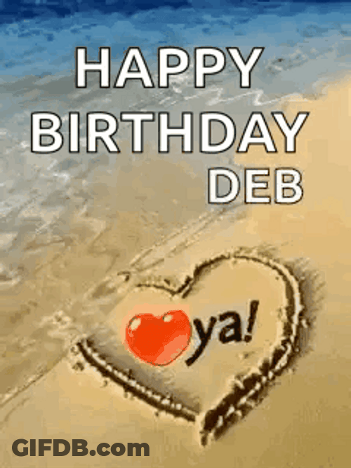 Deb Beach Birthday Message GIF