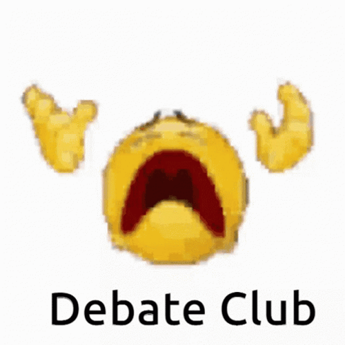 Debate Club Disappearing Emoji GIF