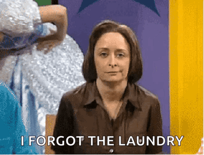 Debbie Downer Forgot The Laundry GIF