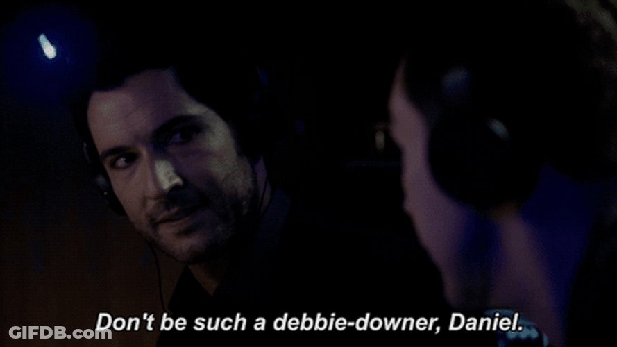 Debbie Downer Lucifer Scene GIF