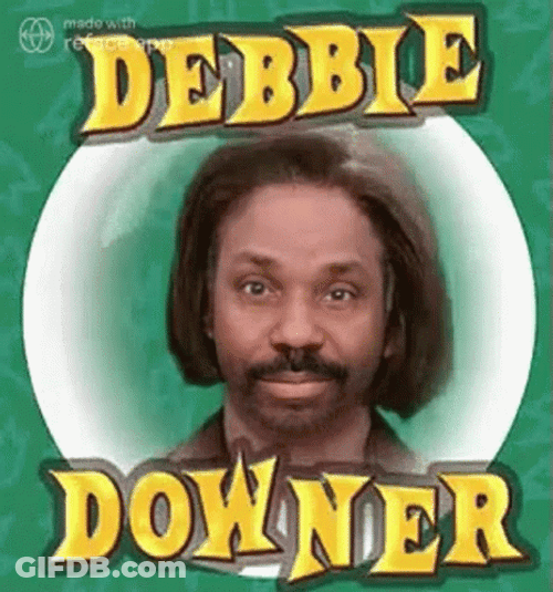 Debbie Downer Meme Face GIF
