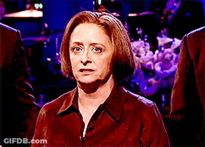 Debbie Downer Sinister Stare GIF