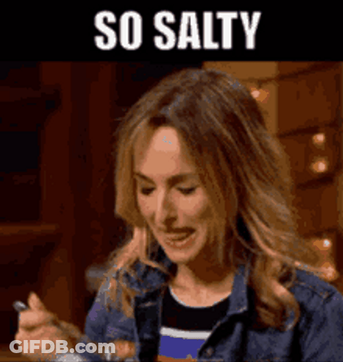 Debbie Downer Tasting Salty Food GIF