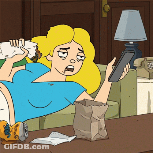 Debbie Harper Watching TV Shows GIF