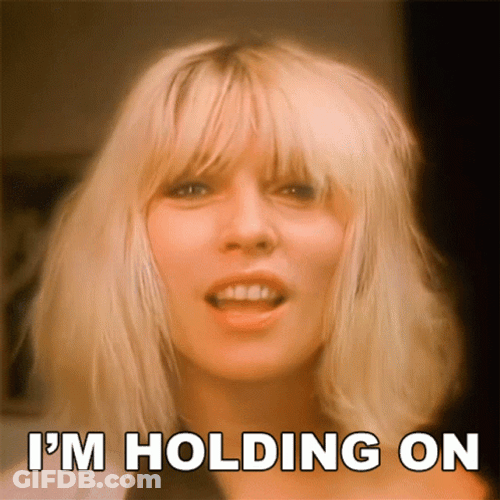 Debbie Harry I'm Holding On GIF