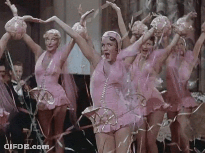 Debbie Reynolds Scene Singing In The Rain GIF