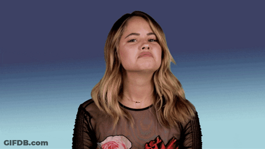 Debby Ryan Nodding GIF