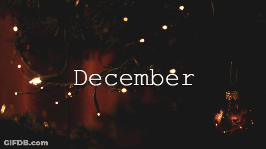 December Blinking Light Graphic Art GIF