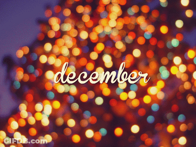 December Shimmering Light Background GIF