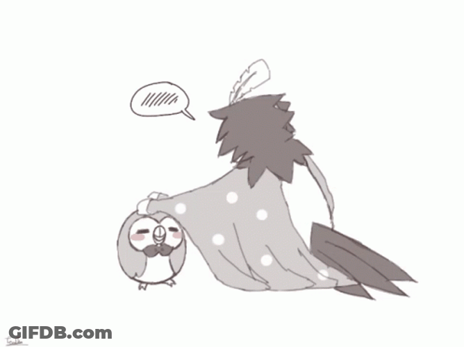 Decidueye Pet Petting GIF