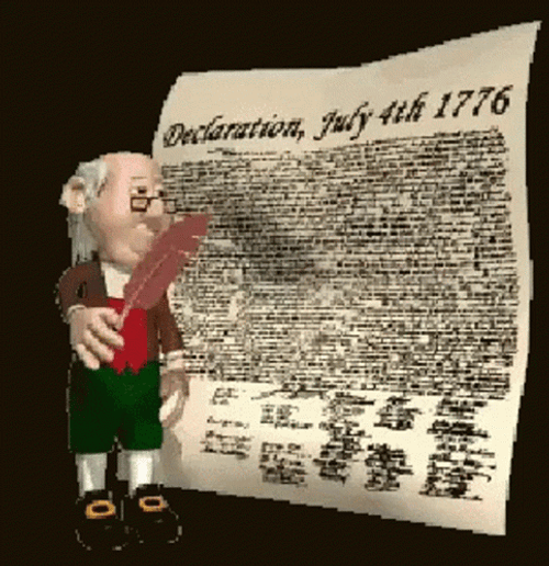 Declaration Of July 4, 1776 GIF