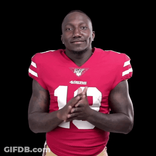 Deebo Samuel Rubbing Hands GIF