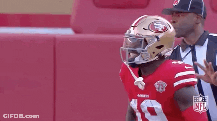Deebo Samuel San Francisco Football Handshake GIF