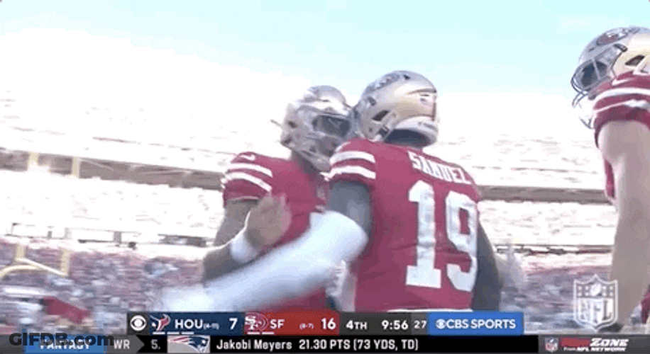 Deebo Samuel San Francisco Football Tap GIF