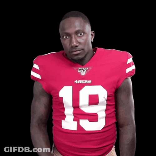 Deebo Samuel San Francisco Warning Sign GIF