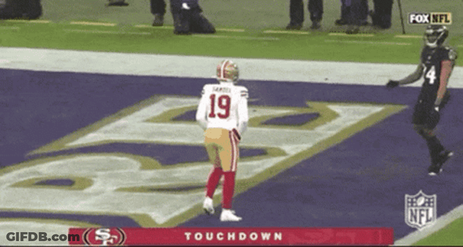 Deebo Samuel Touchdown Happy Dance GIF