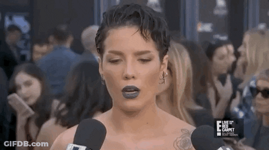 Deep Breath Halsey Singer GIF