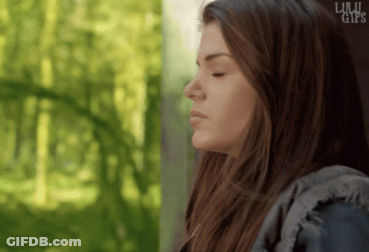 Deep Breathing Nature Love GIF