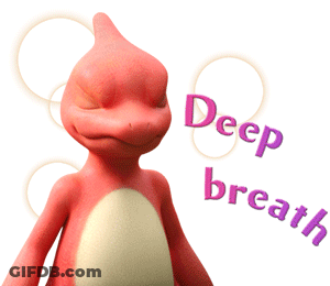 Deep Breaths Cartoon GIF