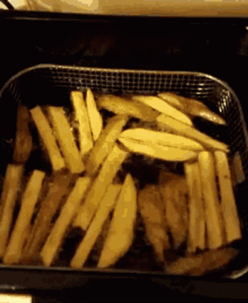 Deep Frying Potato Chip Meme GIF