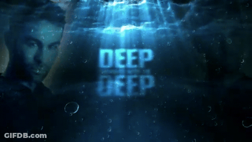 Deep On Blue Background GIF