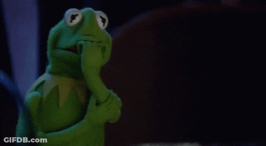 Deep Thinking Kermit Yay GIF