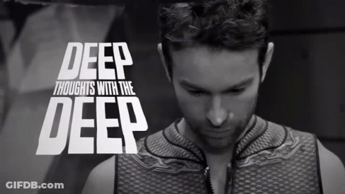 Deep Thoughts Text GIF