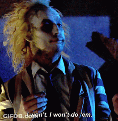 Deeply Explaining Beetlejuice Meme Smoking GIF