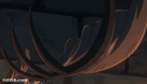 Deer Antlers In Dark Room GIF