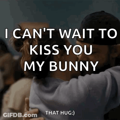 Deer Holding Rabbit Saying Rede Canals GIF