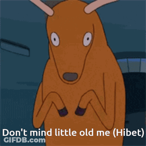 Deer Saying Don't Mind Little Old Me Hibet GIF