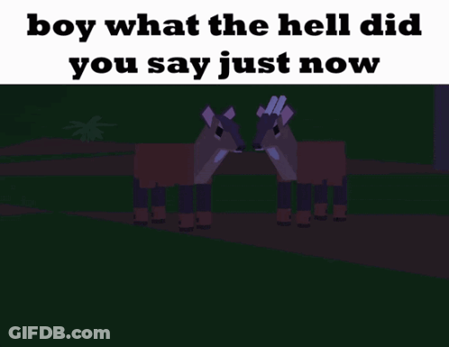 Deer With Boy What The Hell Did You Say GIF