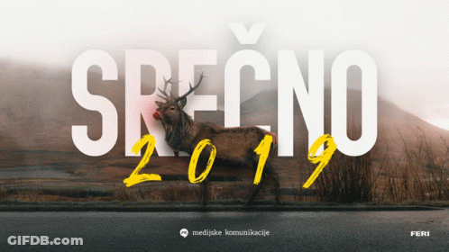 Deer With Red Nose 2019 GIF
