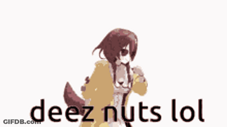 Deez Nuts Anime Dance Lol GIF