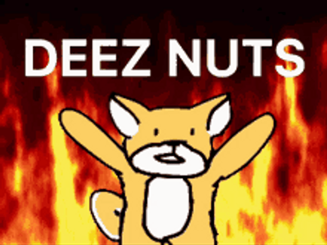 Deez Nuts On Fire GIF