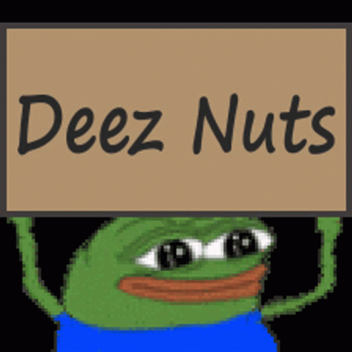Deez Nuts Pepe The Frog GIF