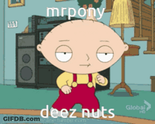 Deez Nuts Stewie Griffin GIF