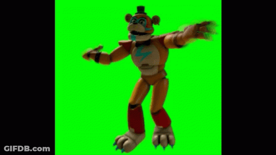 Default Dancing Freddy Fazbear GIF