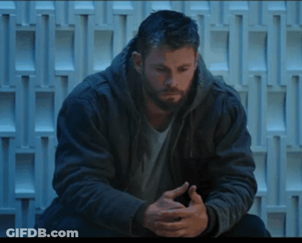 Defeated Blank Staredown Chris Hemsworth GIF