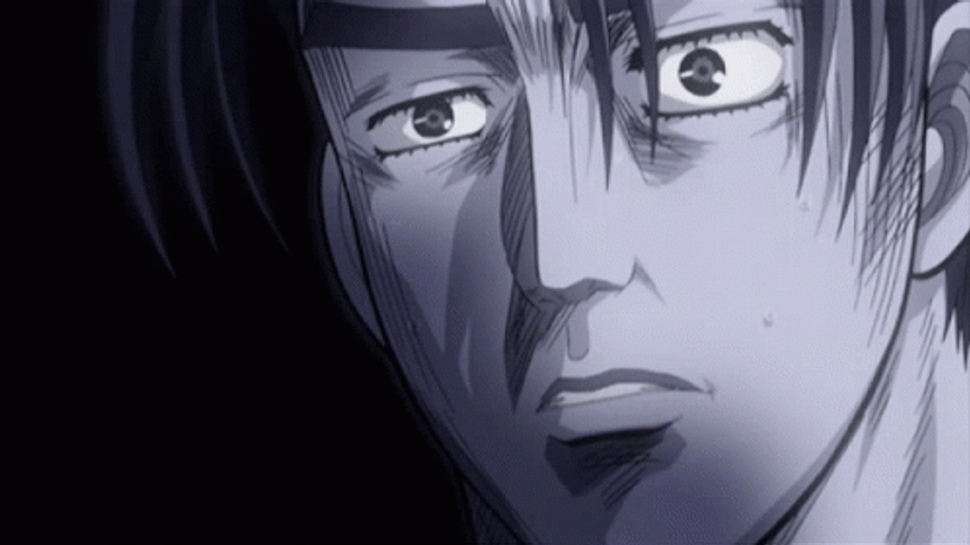 Defeated Takumi Fujiwara Sad Eyes GIF