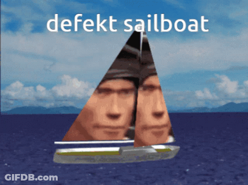 Defekt Defekt Sailboat GIF