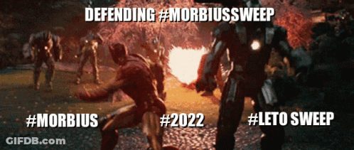 Defending #Morbidsweep #Morbius #2022 Leto Sweep Poster GIF
