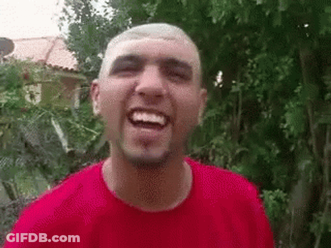 Deformed Head Guyy GIF