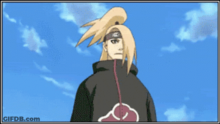 Deidara Anime Explosion GIF