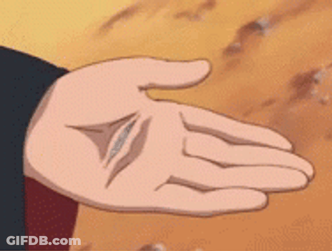 Deidara Naruto Clay Hand Explosive GIF