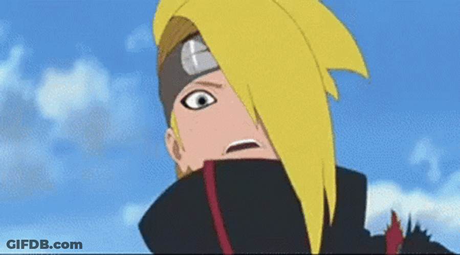 Deidara Naruto Is Triggered GIF