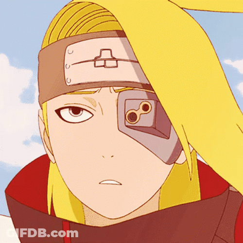 Deidara Naruto One Eye GIF