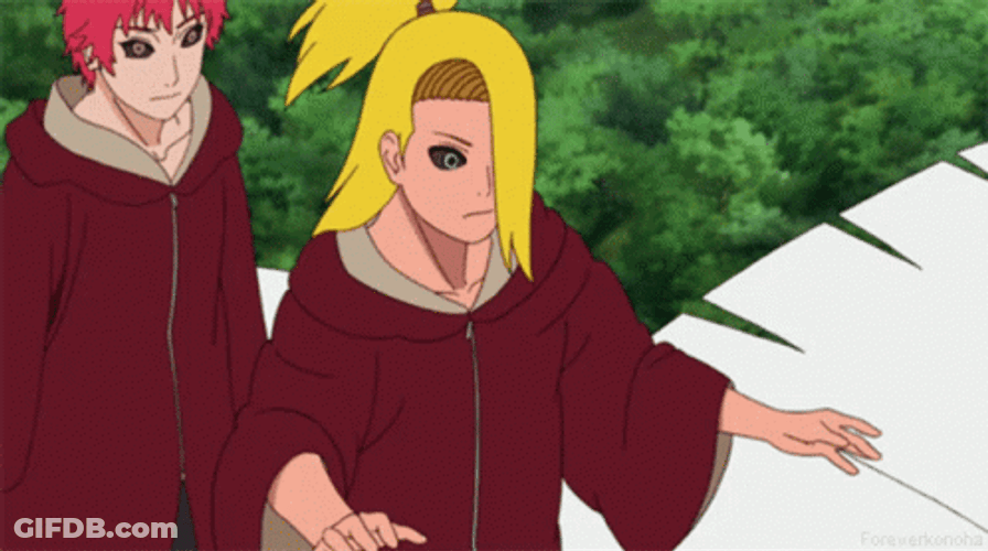 Deidara Naruto Shippuden Anime GIF