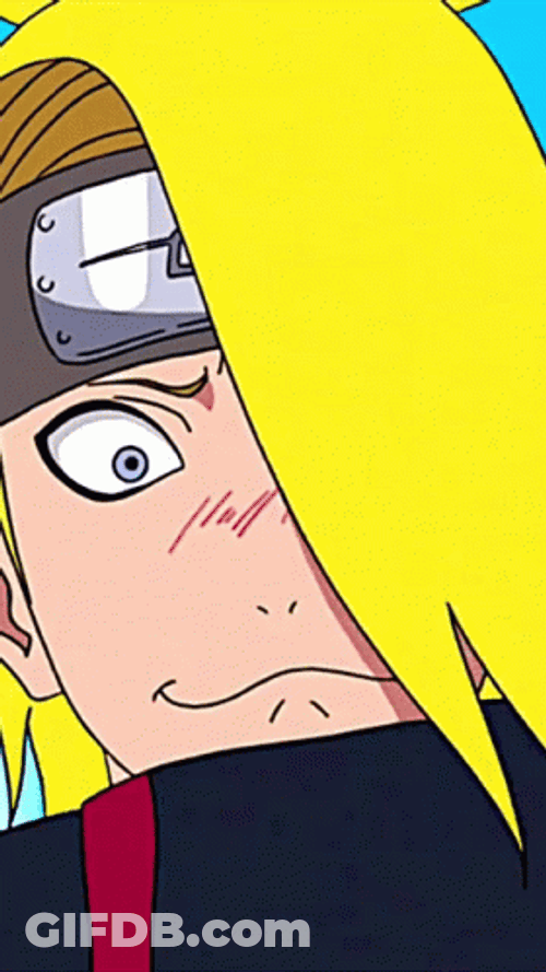 Deidara We Heart It GIF