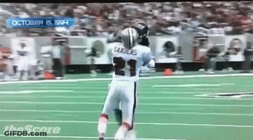Deion Sanders Football GIF